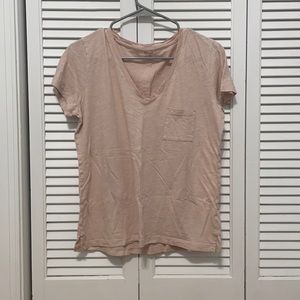 Madewell light pink shirt